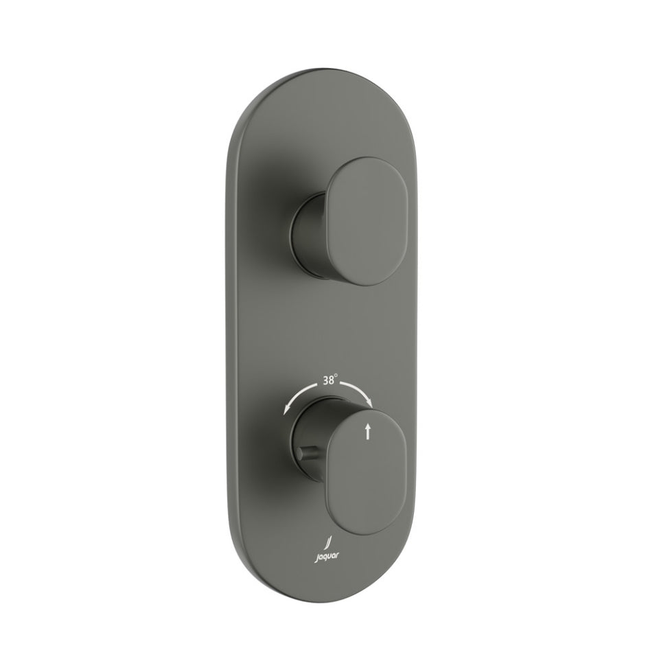 Jaquar Opal Prime Thermostatic Shower Mixer - Graphite