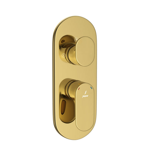 Jaquar Opal Prime Aquamax Exposed Part Kit of Single Lever Shower Mixer - Gold Bright PVD