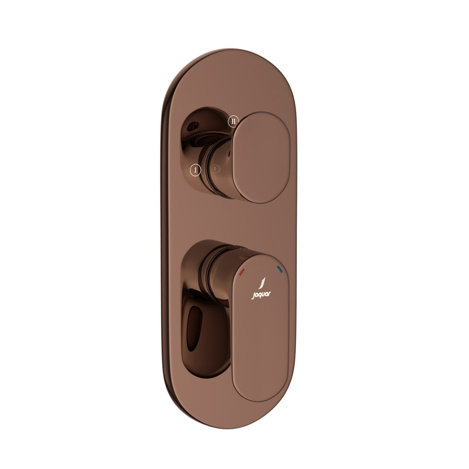 Jaquar Opal Prime Aquamax Exposed Part Kit of Single Lever Shower Mixer - Blush Gold Bright PVD