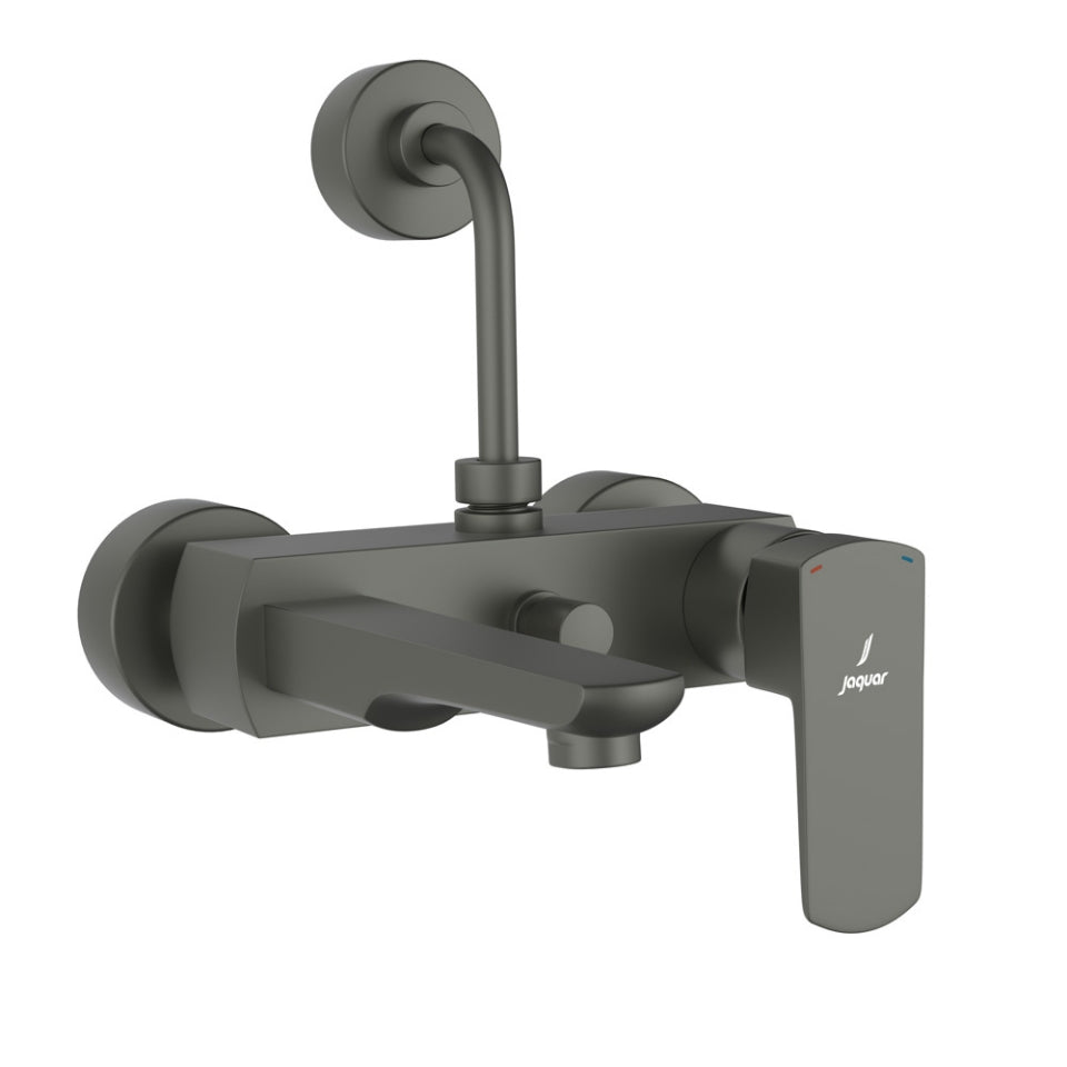 Jaquar Kubix Prime Single Lever Wall Mixer - Graphite