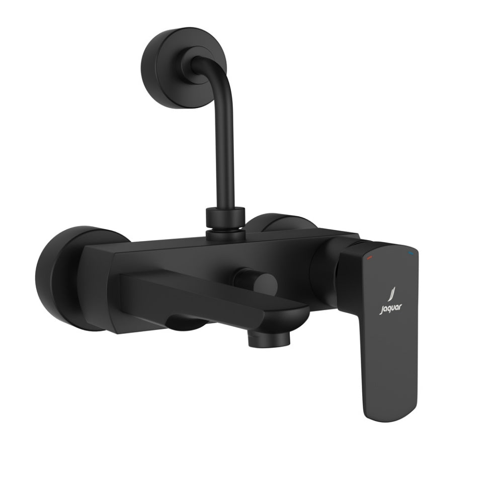 Jaquar Kubix Prime Single Lever Wall Mixer - Black Matt