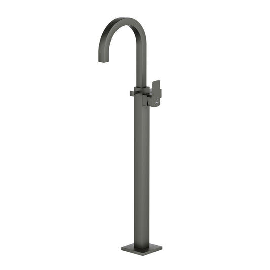 Jaquar Kubix Prime Exposed Parts of Floor Mounted Single Lever Bath Mixer - Graphite