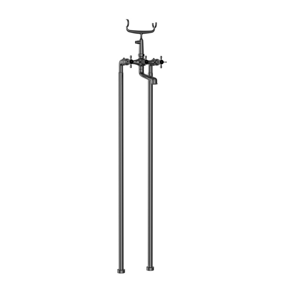 Jaquar Queens Prime Bath and Shower Mixer - Black Chrome