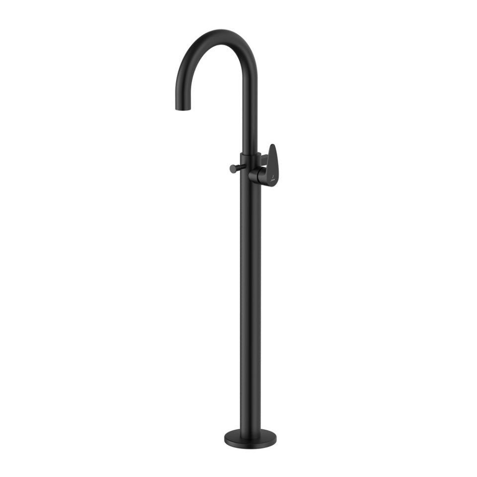 Jaquar Vignette Prime Exposed Parts of Floor Mounted Single Lever Bath Mixer - Black Matt