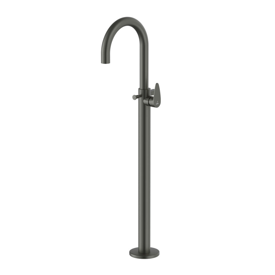 Jaquar Vignette Prime Exposed Parts of Floor Mounted Single Lever Bath Mixer - Graphite