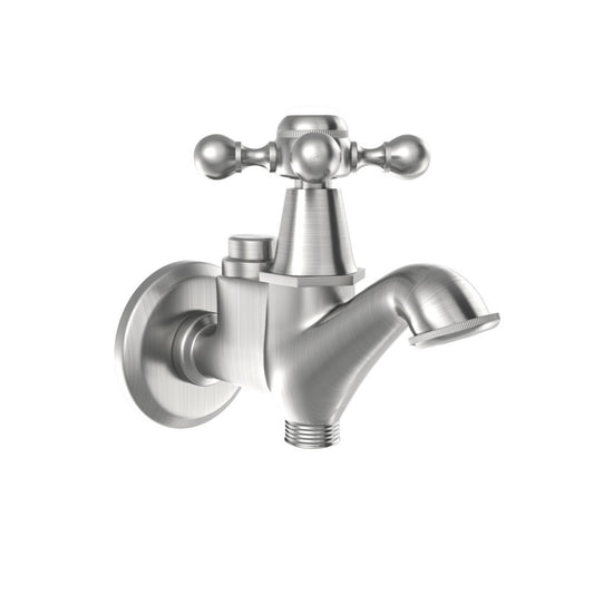 Jaquar Queens 2 Way Bib Cock - Stainless Steel