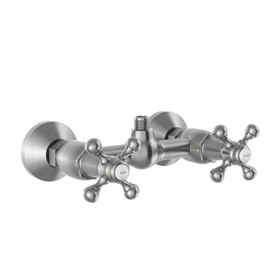 Jaquar Queens Shower Mixer for Shower Cubicles (Wall Mounted) - Stainless Steel