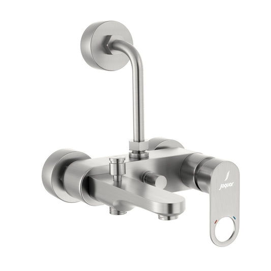 Jaquar Ornamix Prime Single Lever Wall Mixer 3-in-1 System - Stainless Steel