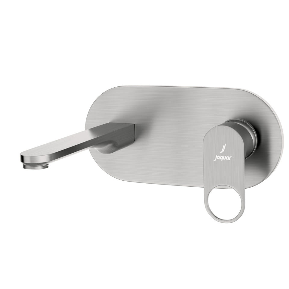 Jaquar Ornamix Prime Exposed Part Kit of Single Lever Basin Mixer Wall Mounted - Stainless Steel