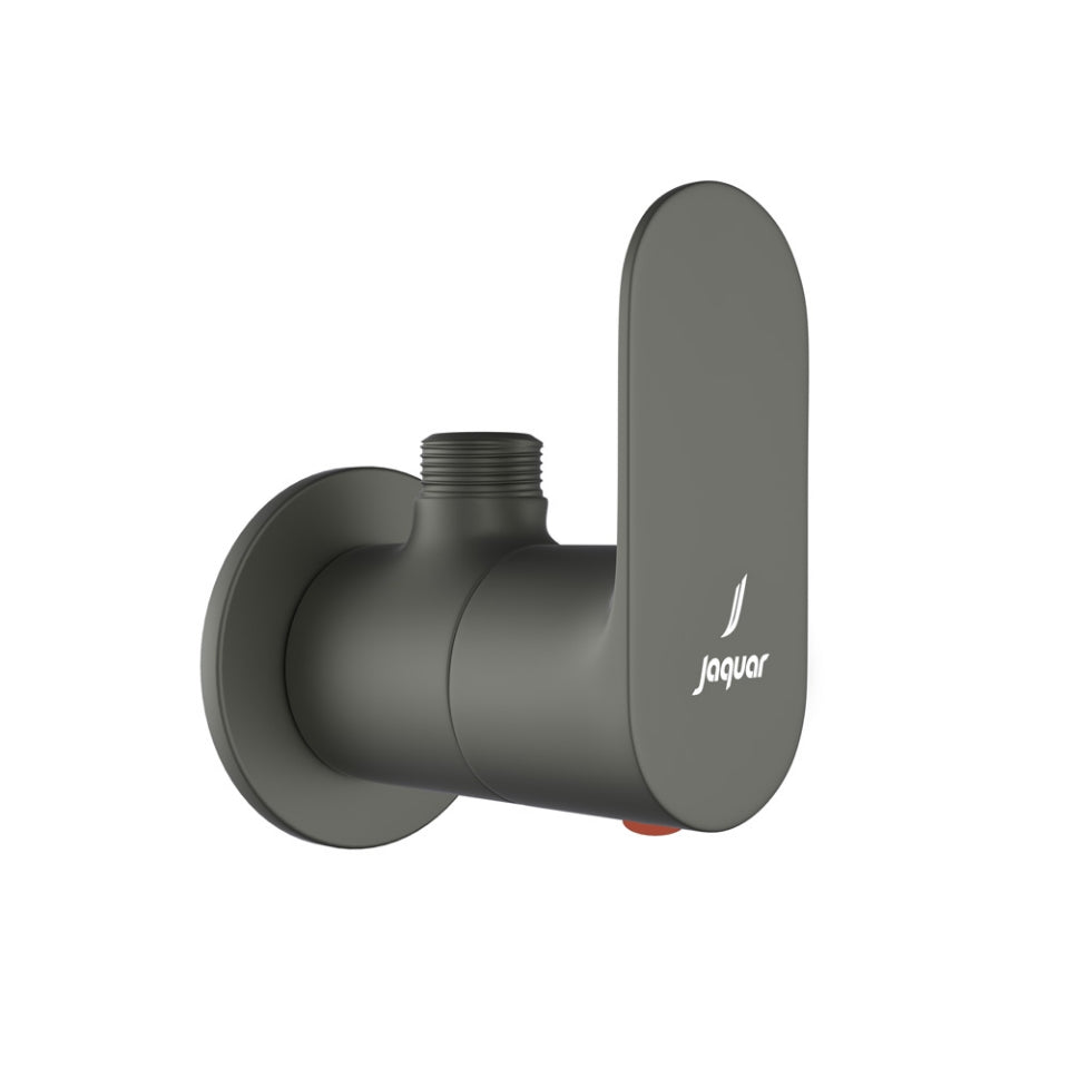 Jaquar Opal Prime Angle Stop Cock with Wall Flange - Graphite