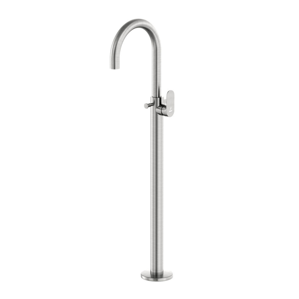 Jaquar Opal Prime Exposed Parts of Floor Mounted Single Lever Bath Mixer - Stainless Steel