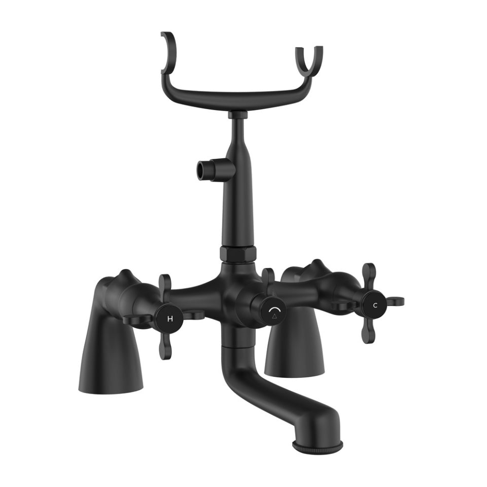 Jaquar Queens Prime Bath Tub Mixer - Black Matt