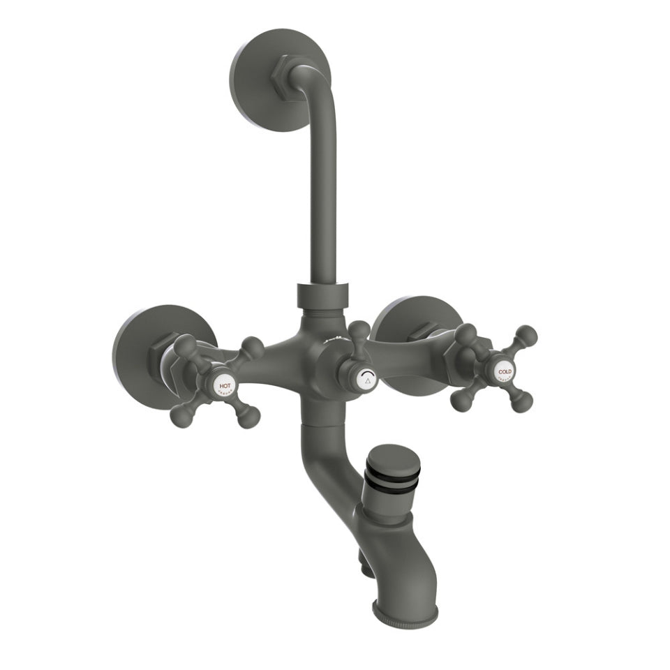 Jaquar Queens Wall Mixer 3-in-1 System - Graphite