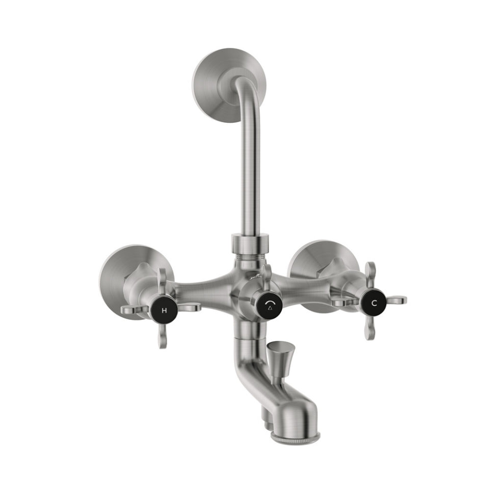 Jaquar Queens Prime Wall Mixer 3-in-1 System - Stainless Steel