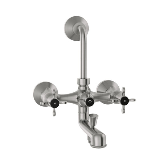 Jaquar Queens Prime Wall Mixer 3-in-1 System - Stainless Steel