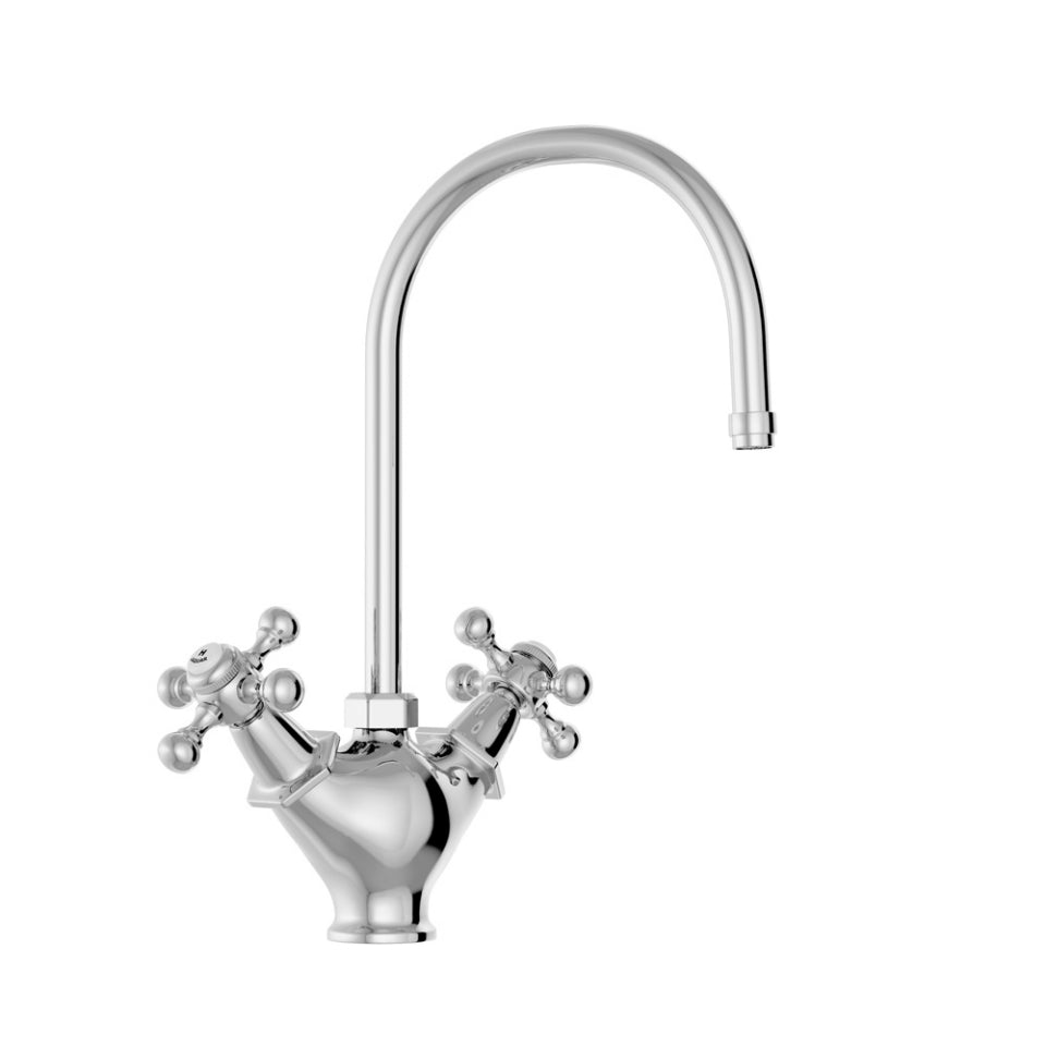 Jaquar Queens Sink Mixer, 1-Hole - Chrome