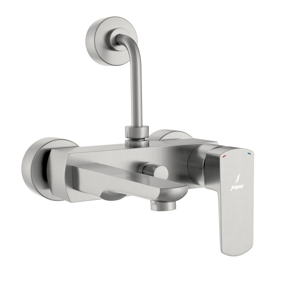 Jaquar Kubix Prime Single Lever Wall Mixer - Stainless Steel