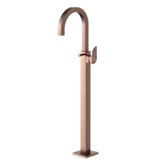 Jaquar Alive Exposed Parts of Floor Mounted Single Lever Bath Mixer - Antique Copper