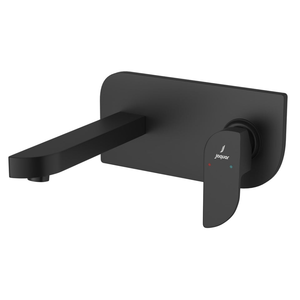 Jaquar Alive Exposed Part Kit of Single Lever Basin Mixer Wall Mounted - Black Matt