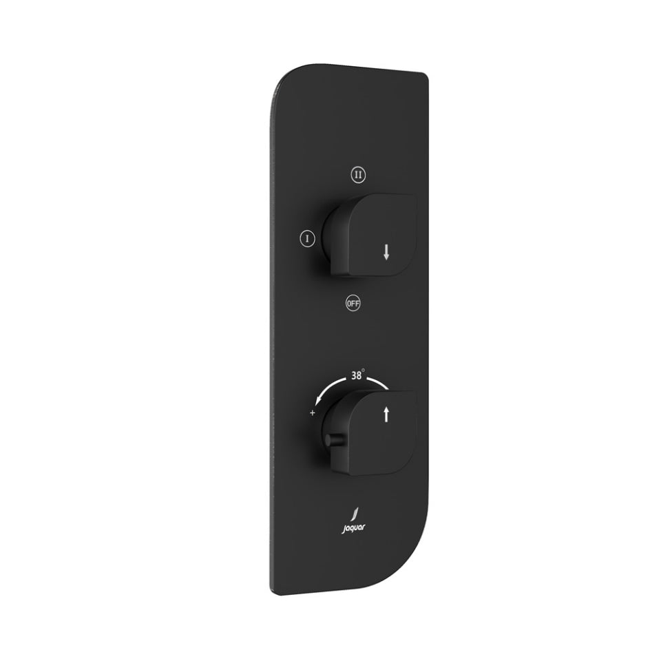 Jaquar Alive Aquamax Exposed Part Kit with 3-way diverter - Black Matt