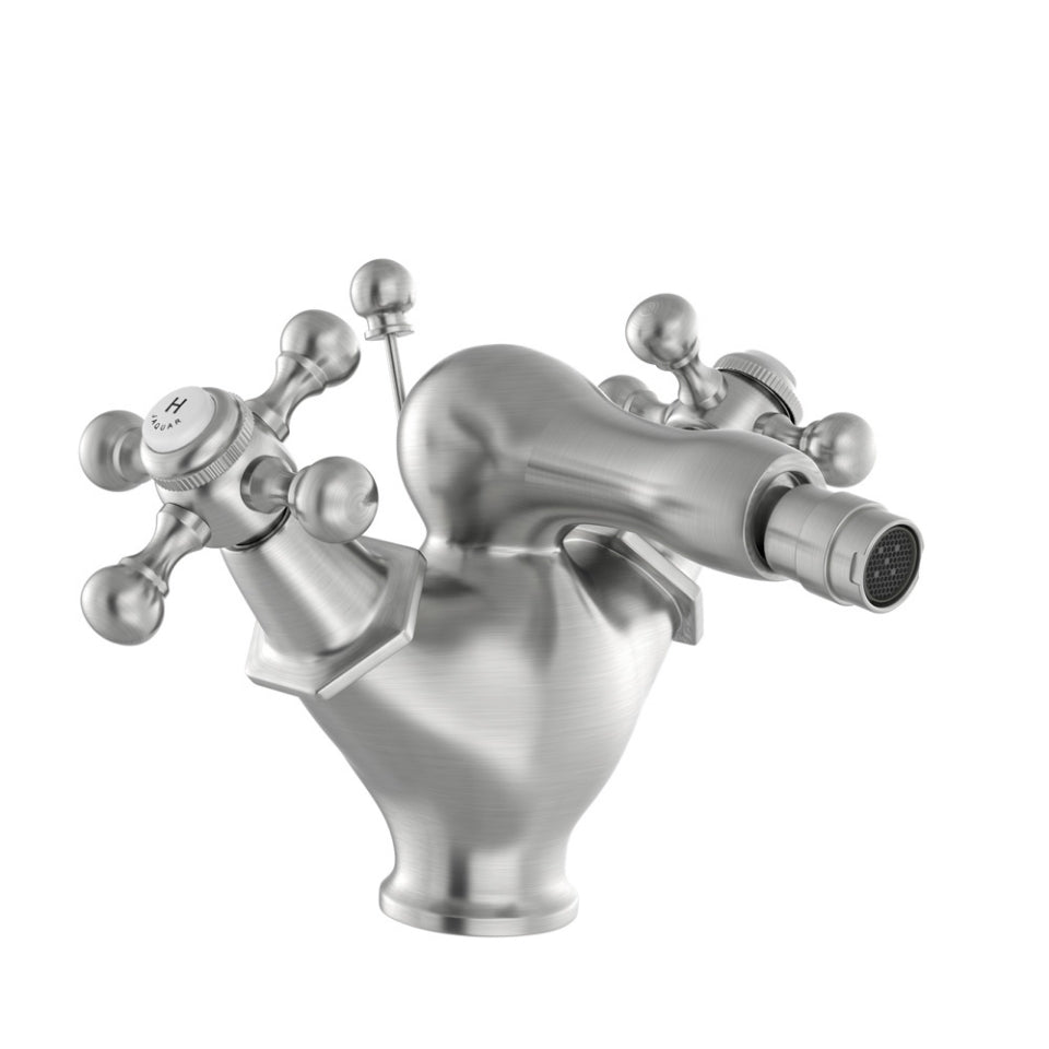 Jaquar Queens 1 Hole Bidet Mixer - Stainless Steel