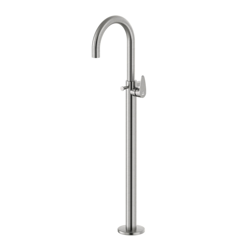 Jaquar Vignette Prime Exposed Parts of Floor Mounted Single Lever Bath Mixer - Stainless Steel