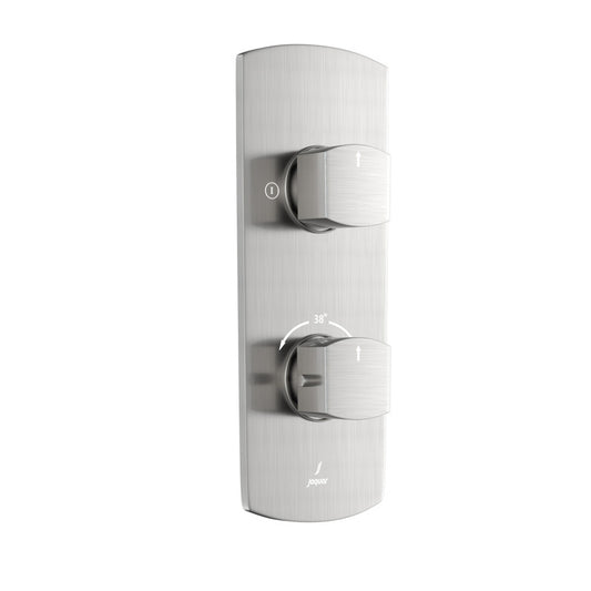 Jaquar Kubix Prime Aquamax Thermostatic Shower Mixer - Stainless Steel