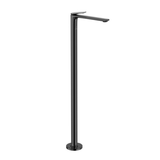 Jaquar Laguna Floor Mounted Single Lever Basin Mixer - Black Chrome