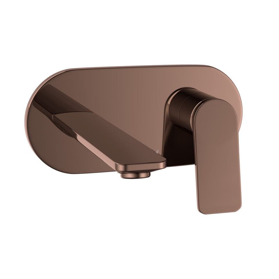 Jaquar Laguna Exposed Part Kit of Single Lever Basin Mixer Wall Mounted - Blush Gold Bright PVD