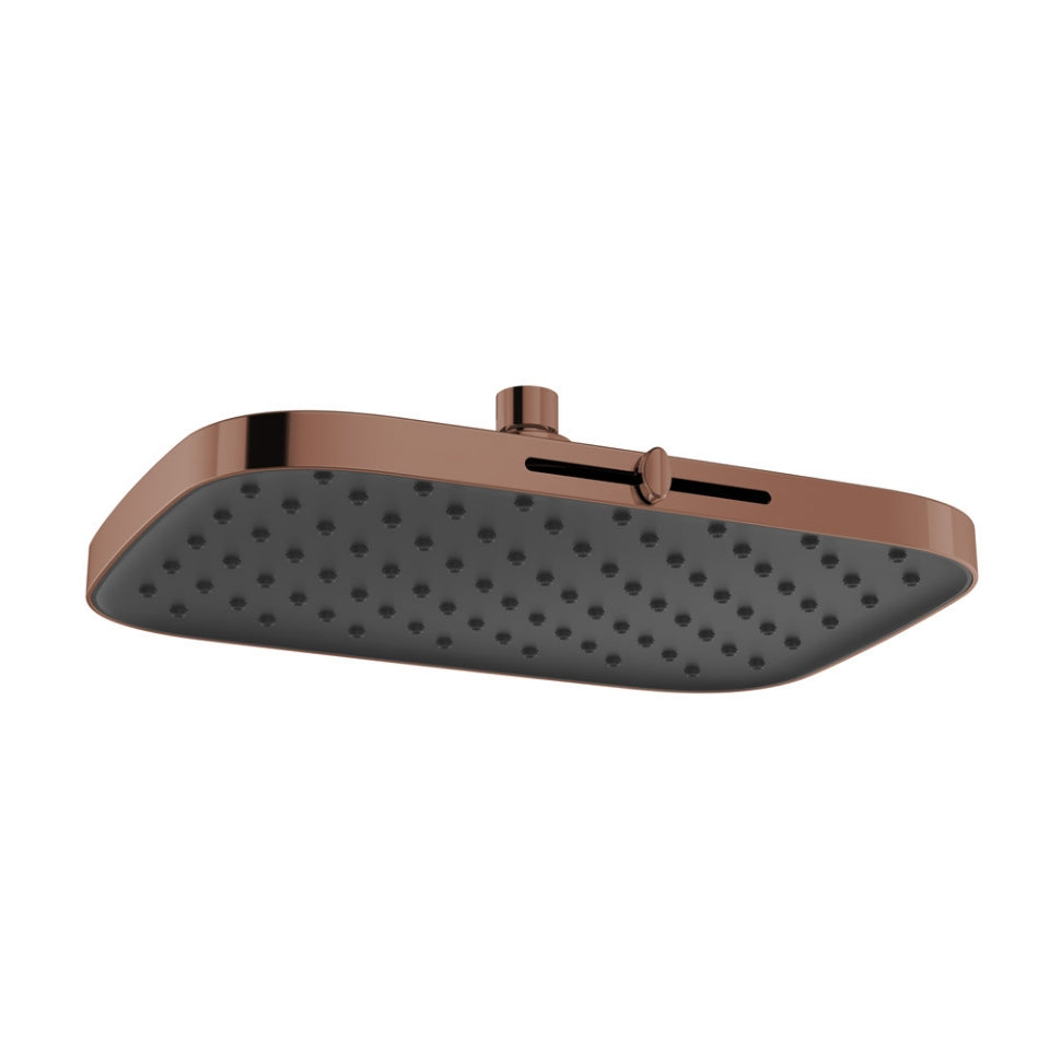 Jaquar Octane Slider Overhead Shower - Blush Gold Bright PVD