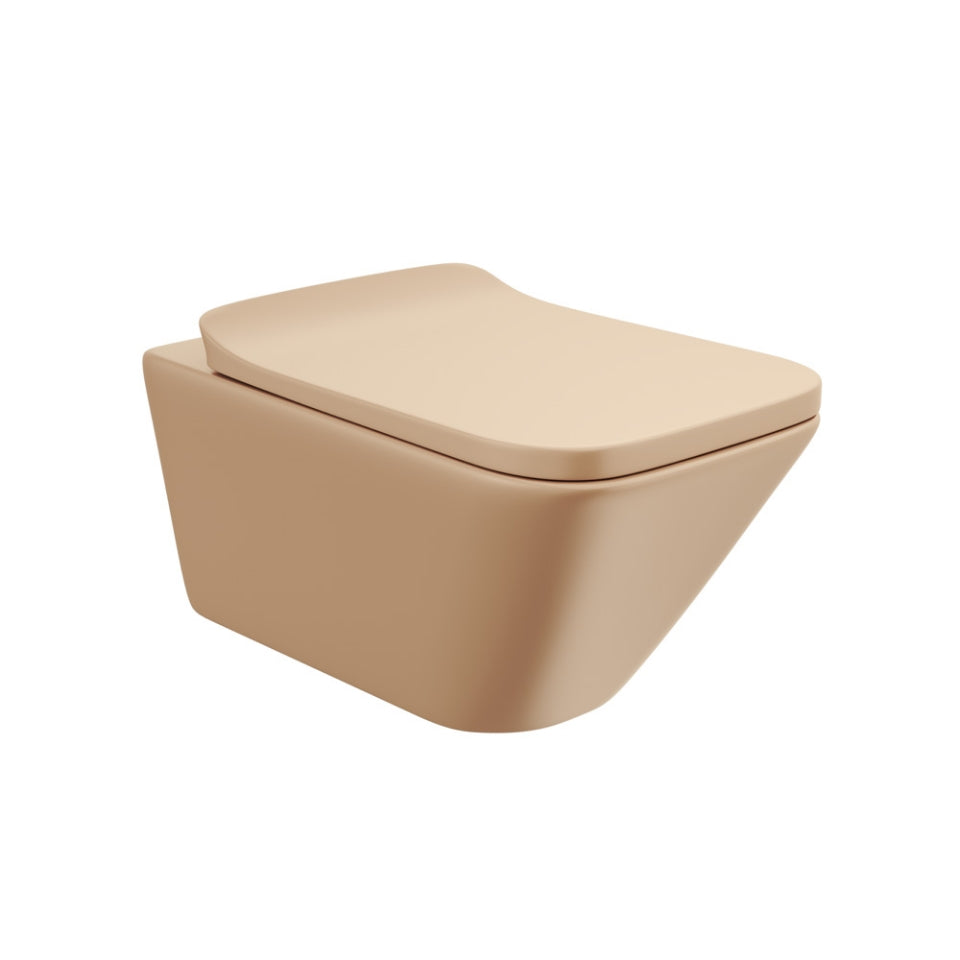 Jaquar Laguna Rimless Blind Installation Wall Hung WC - Beige Matt