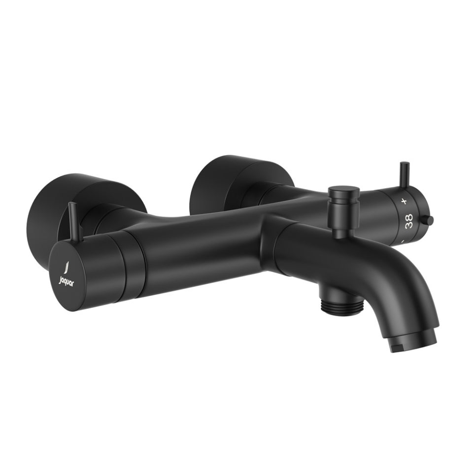 Jaquar Florentine Prime Exposed Bath Shower Mixer - Black Matt