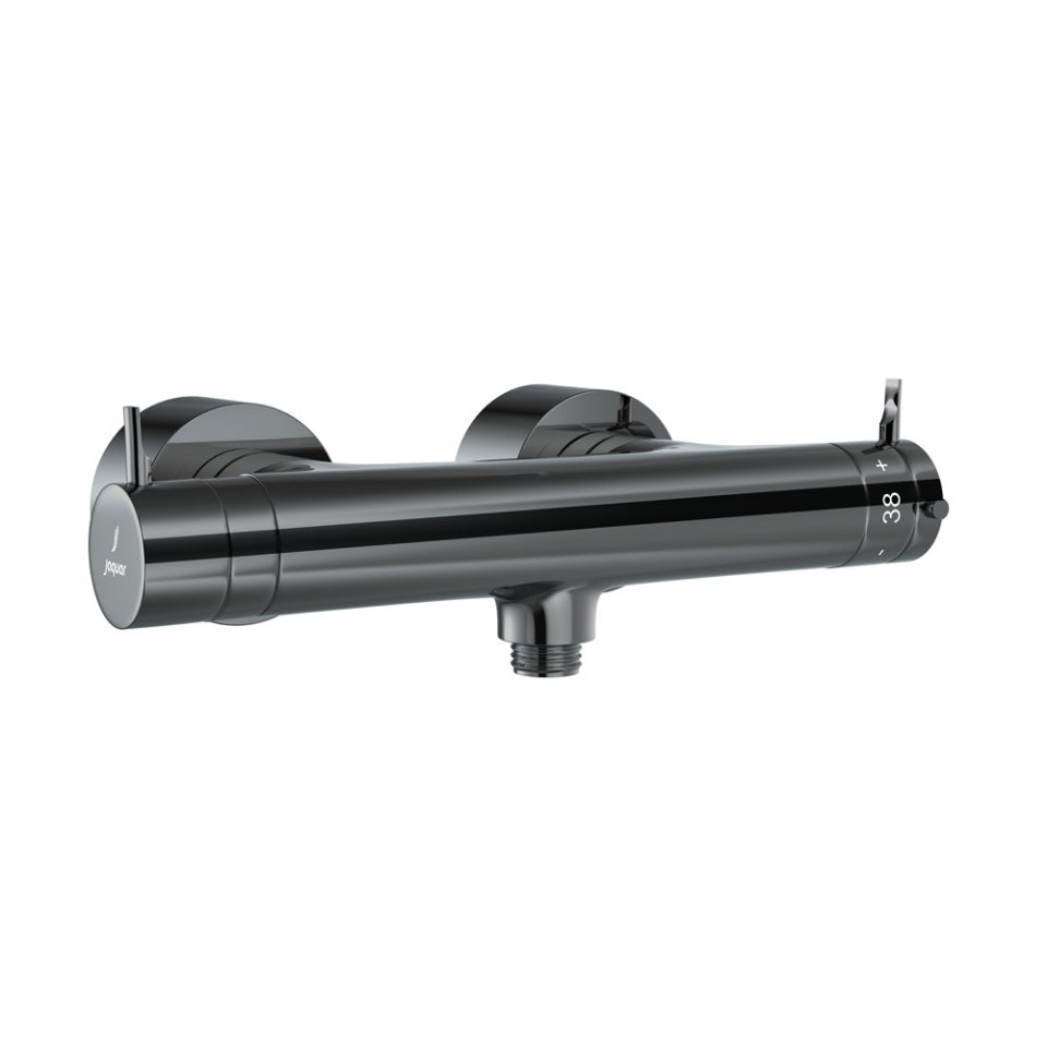 Jaquar Florentine Prime Exposed Shower Mixer (Wall Mounted) - Black Chrome