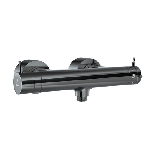 Jaquar Florentine Prime Exposed Shower Mixer (Wall Mounted) - Black Chrome