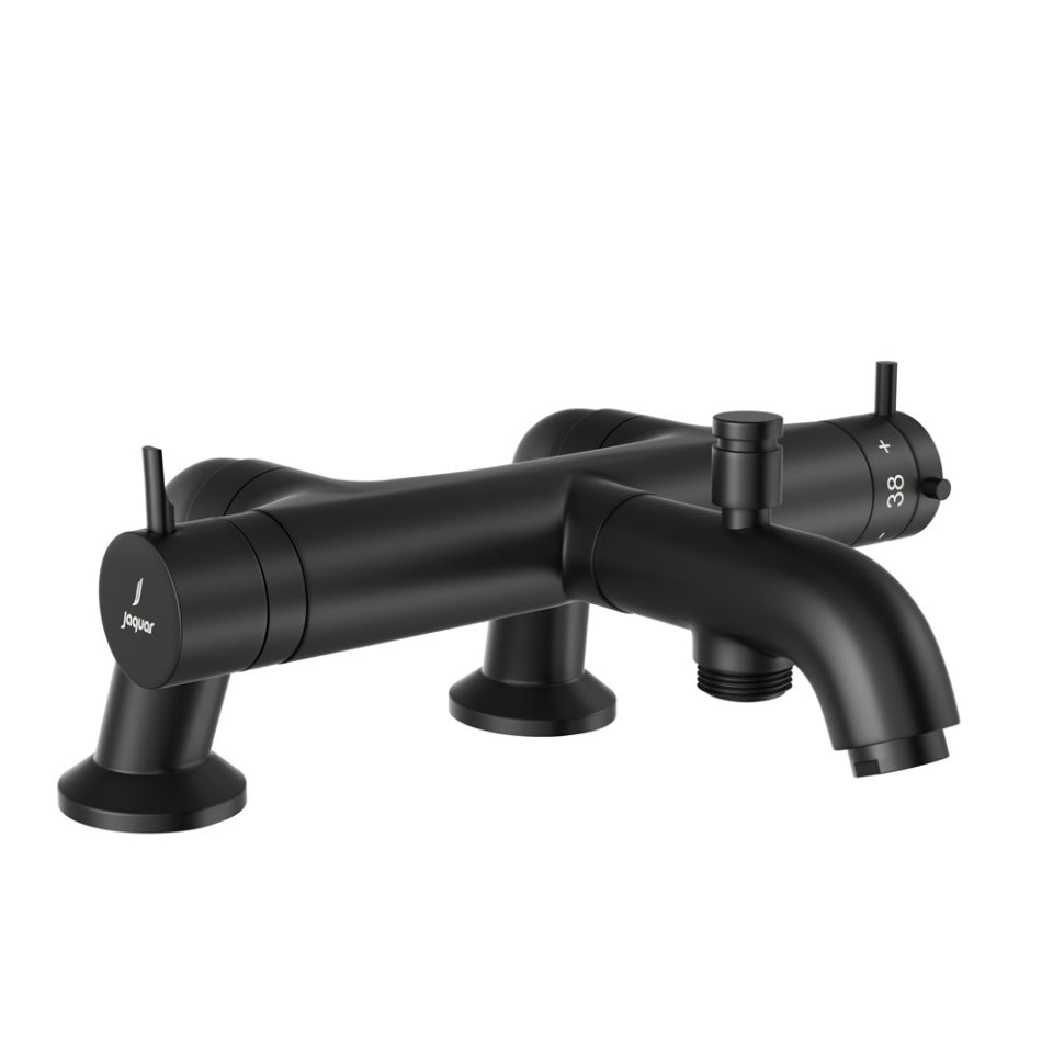 Jaquar Florentine Prime Exposed Bath Shower Mixer (Tub Mounted) - Black Matt