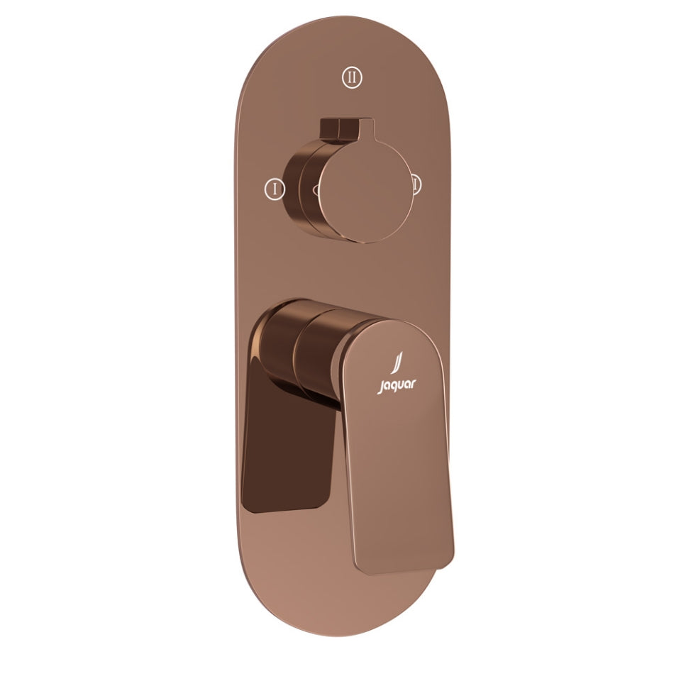 Jaquar Laguna Aquamax Exposed Part Kit of Single Lever Shower Mixer with 3-way diverter - Blush Gold Bright PVD