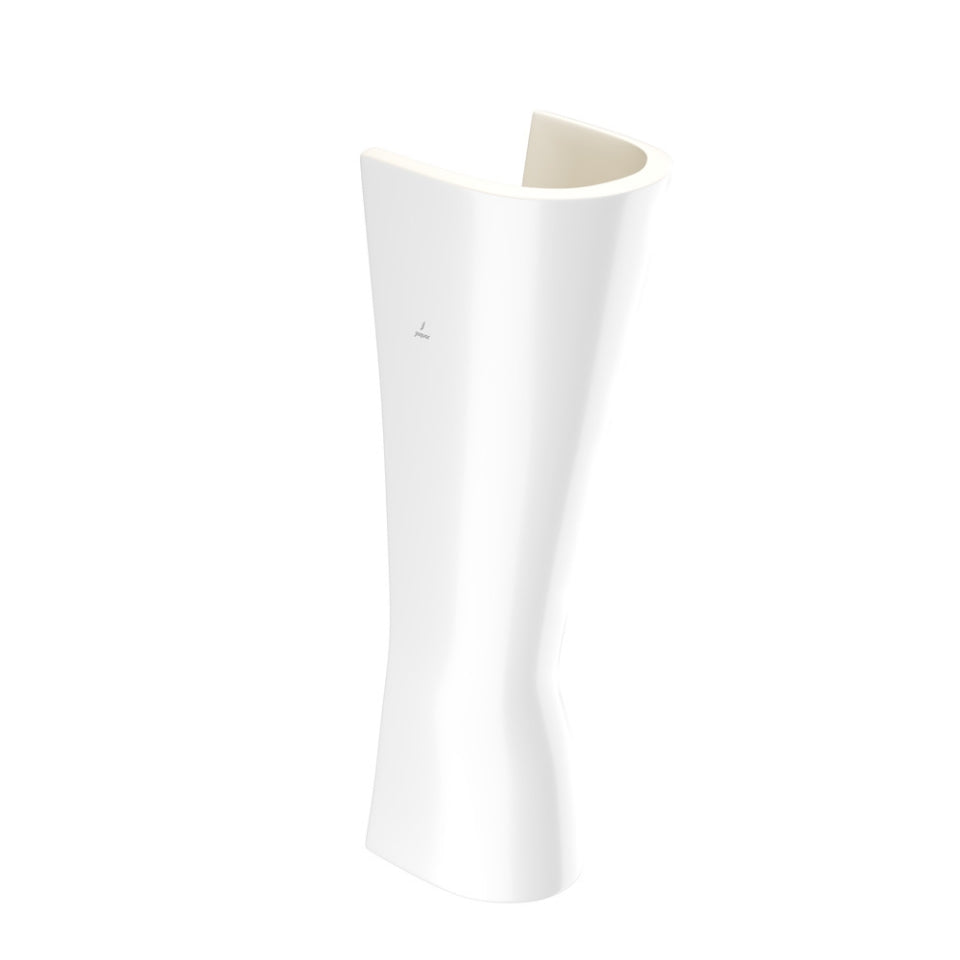 Jaquar Lyric Washbasin Full Pedestal For LYS-WHT-38801 - White