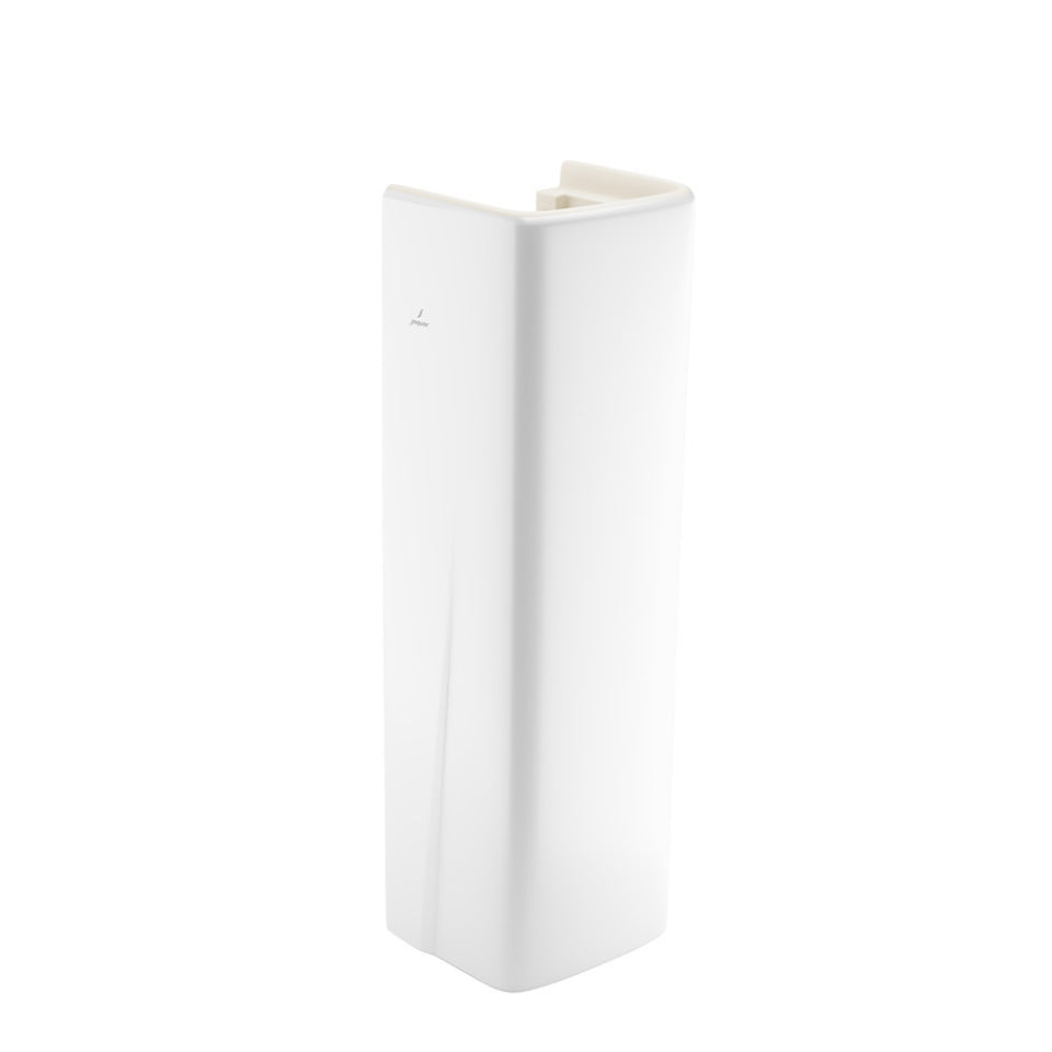 Jaquar Kubix Prime Washbasin Full Pedestal for KUS-WHT-35801PM - White