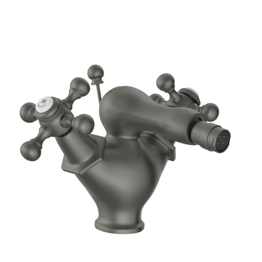 Jaquar Queens 1 Hole Bidet Mixer - Graphite