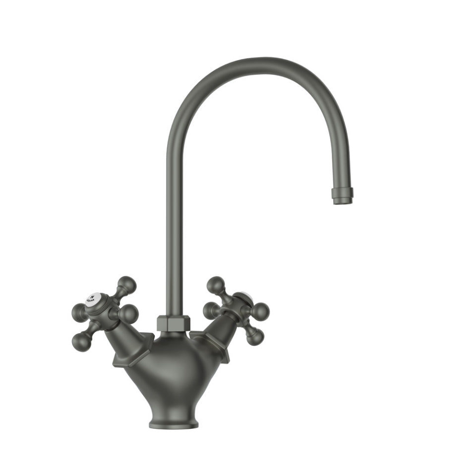 Jaquar Queens Sink Mixer, 1-Hole - Graphite