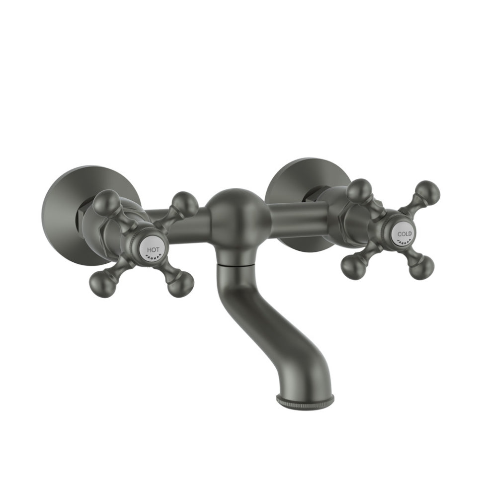 Jaquar Queens Wall Mixer Non-Telephonic Shower Arrangement - Graphite