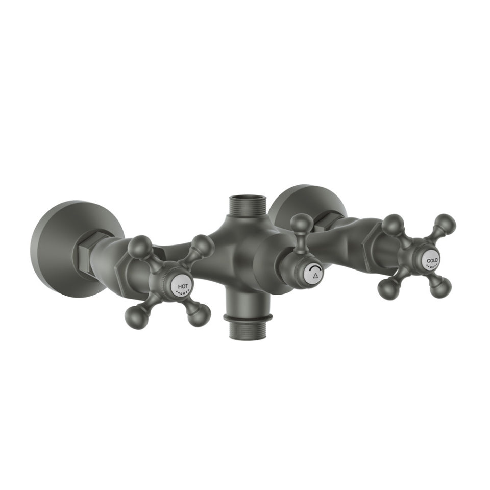 Jaquar Queens Exposed Wall Mixer - Graphite
