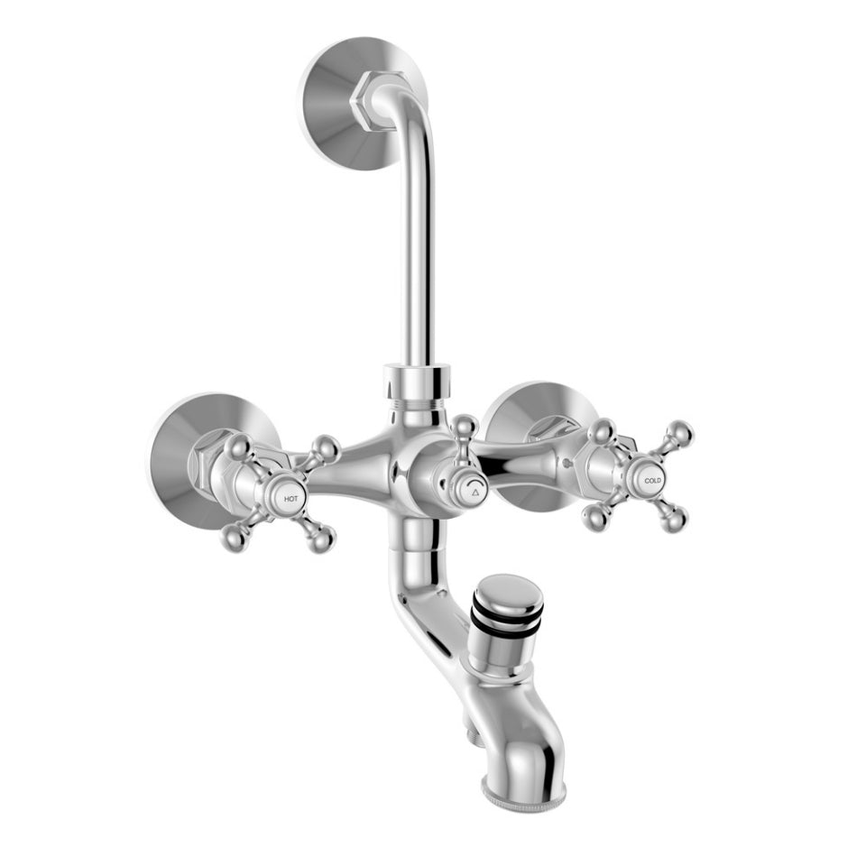 Jaquar Queens Wall Mixer 3-in-1 System - Chrome