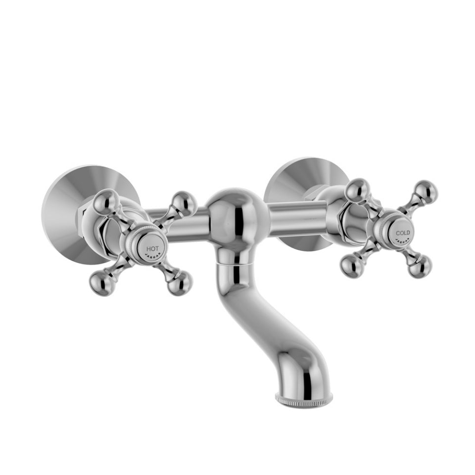 Jaquar Queens Wall Mixer Non-Telephonic Shower Arrangement - Chrome