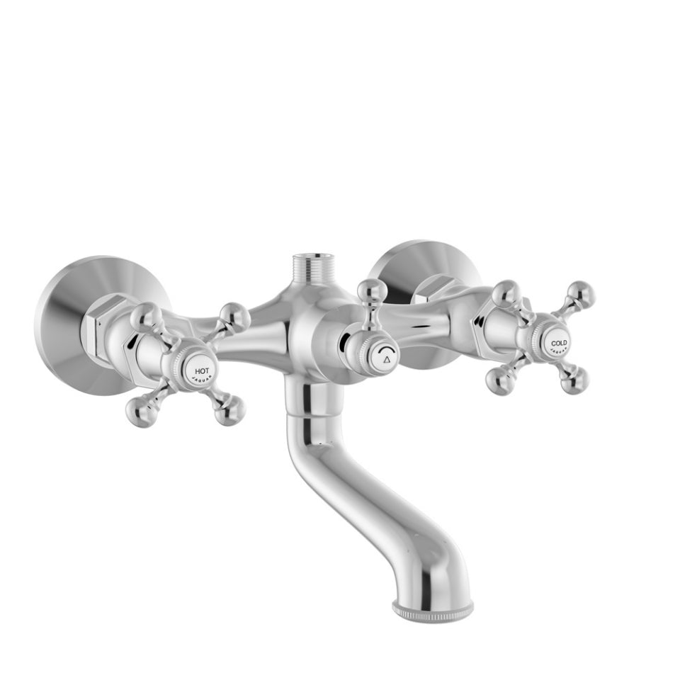 Jaquar Queens Wall Mixer - Chrome