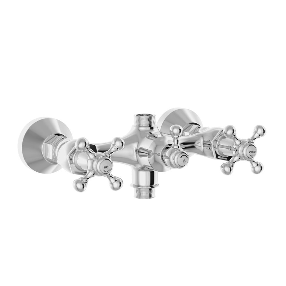 Jaquar Queens Exposed Wall Mixer - Chrome