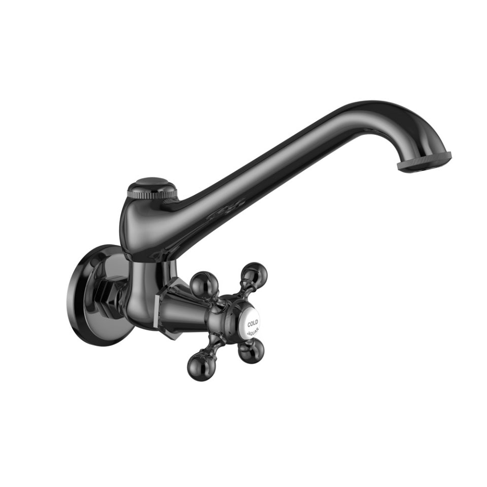 Jaquar Queens Sink Cock - Black Chrome