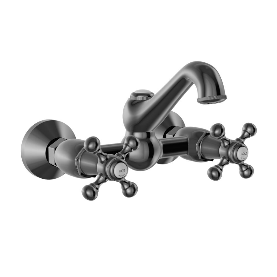 Jaquar Queens Sink Mixer - Black Chrome