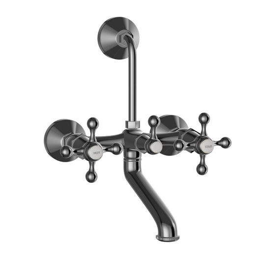 Jaquar Queens Wall Mixer - Black Chrome