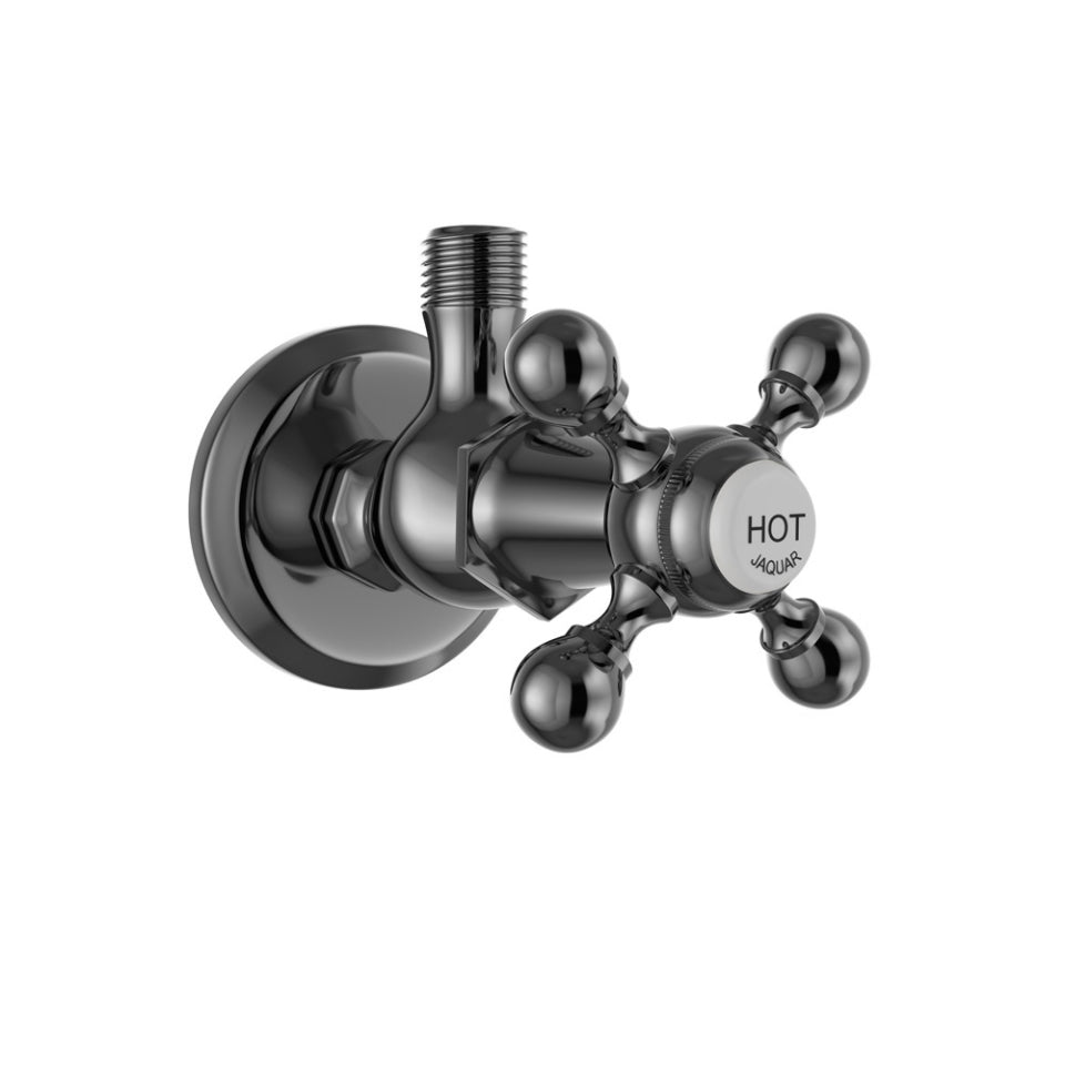 Jaquar Queens Angular Stop Cock - Black Chrome